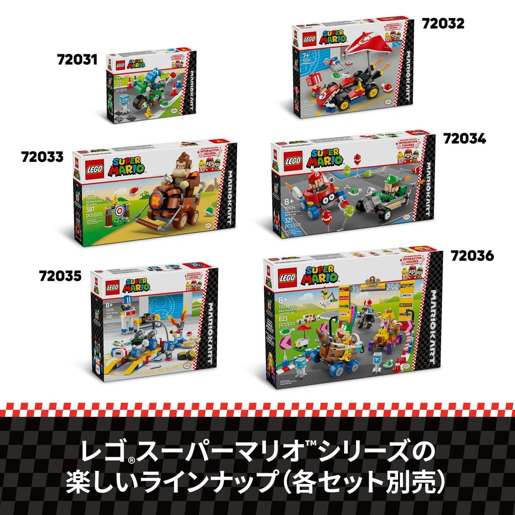LEGO Super Mario Mario Kart – Baby Mario против Baby Luigi Игрушка Подарок на день рождения Block Boys Girls Mario Goods Game 72034