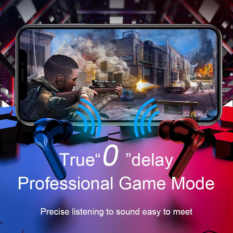 Wireless Bluetooth Gaming Earbuds with Touch Control - TWS In-Ear Stereo Hi-Tech Headphones for Esports & Mobile Games