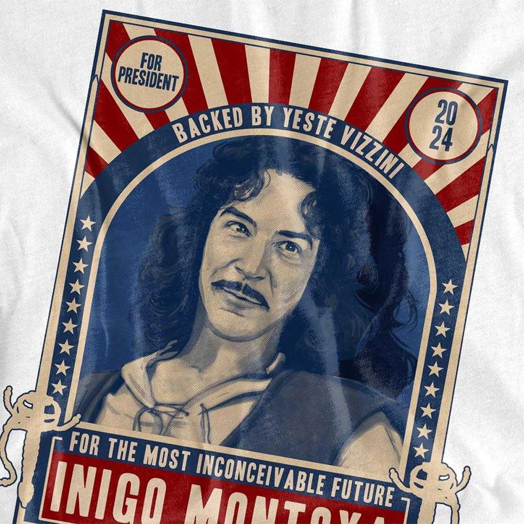 The Princess Bride Womens/Ladies For President 24 Inigo Montoya T-Shirt