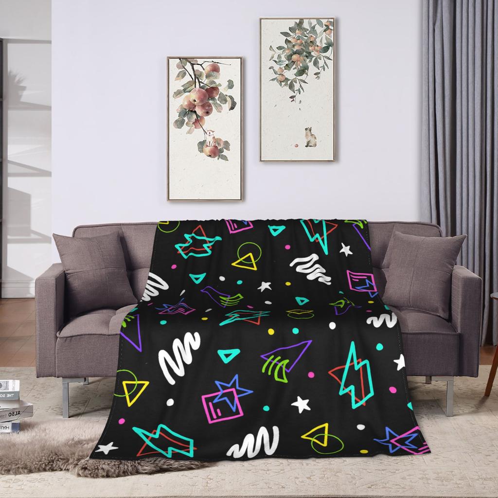 FNAFS At Freddy's Horror Blanket Camping Flannel Throw Blanket For Outdoor Soft Design Quality Bedspread Birthday Gift
