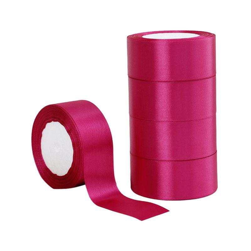 22 метра/рулон 4 см атласная лента для поделок бант подарочная упаковка банты изготовление цветочных букетов своими руками венки вечеринка свадебный декор