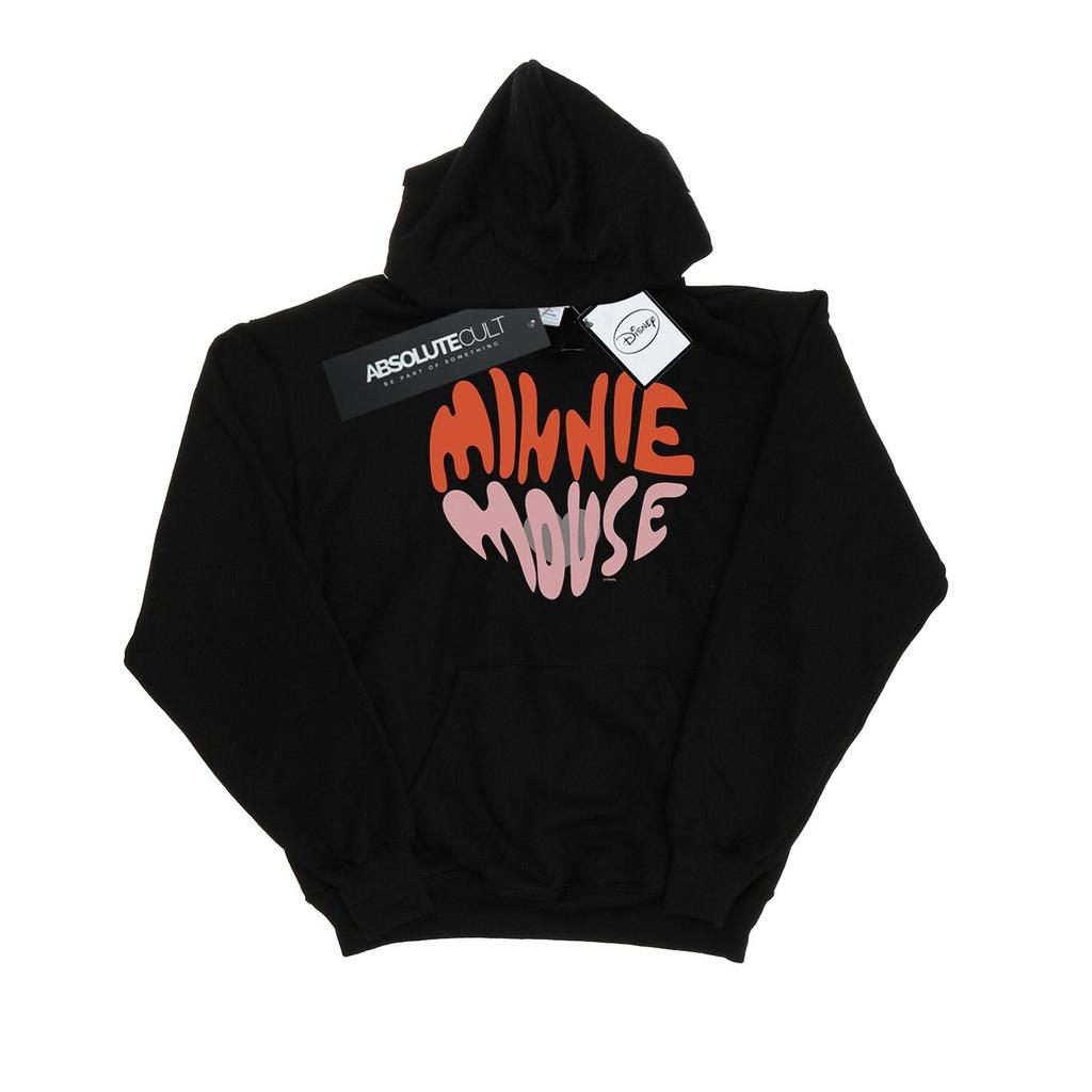 Disney Mens Minnie Mouse Heart Shaped Hoodie