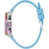Guess Женские кварцевые часы GW0553L5 из нержавеющей стали и кожи поверх силикона, цвет Fusion Pink