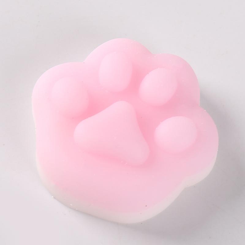 Squishy Cat Paw Toy Mini Stress Relief Gifts for Kids Party Favors Super Cute Small Animal Squeeze Toys J54