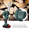 21V Portable Mini Electric Pruning Saw Rechargeable Small Wood Spliting Chainsaw One-handed