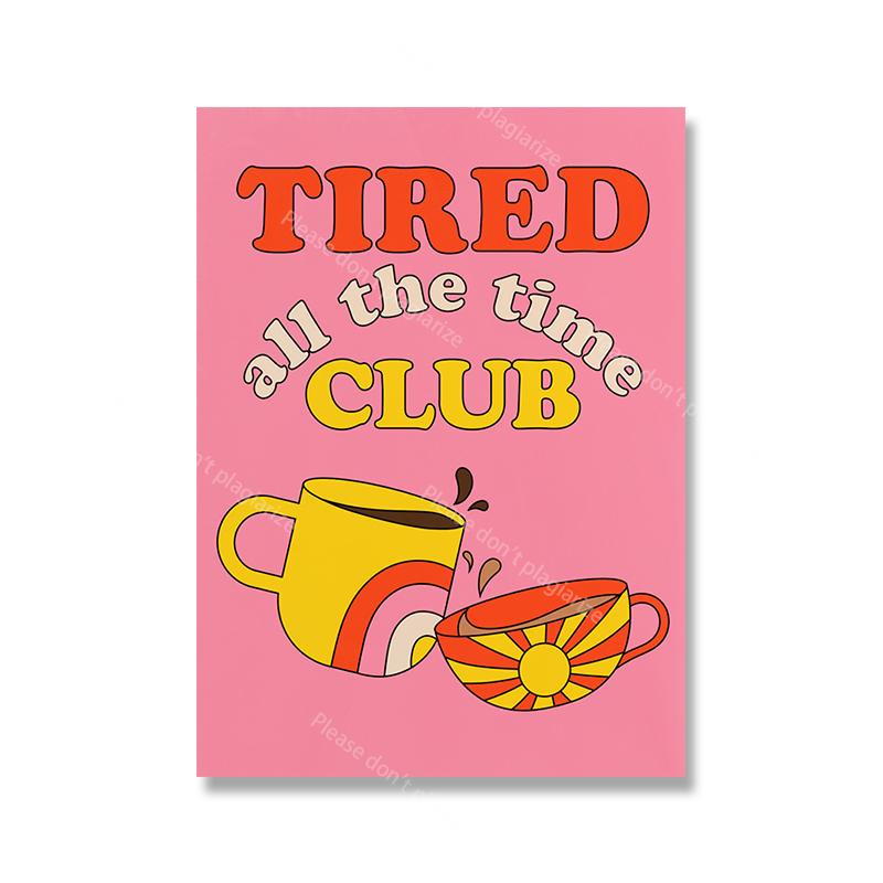 Cartoon Abstract Colorful Poster Childish Cute Art Quote Canvas Print Nursery Wall Mural Painting Picture Living Room Home Decor