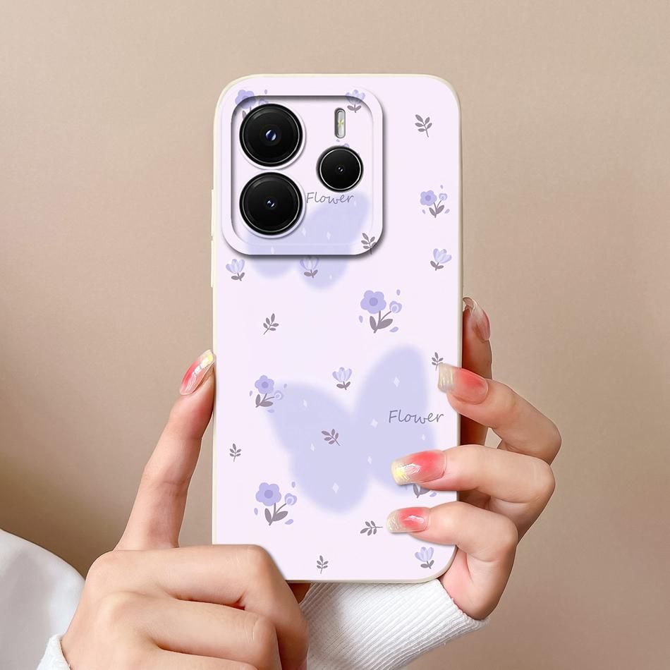 Чехол для Redmi Note 14 Pro Plus Мультяшный Высококачественный Чехол для Телефона Для Xiaomi Redmi Note14 Pro+ Мягкий Жидкий Силикон Задние Крышки