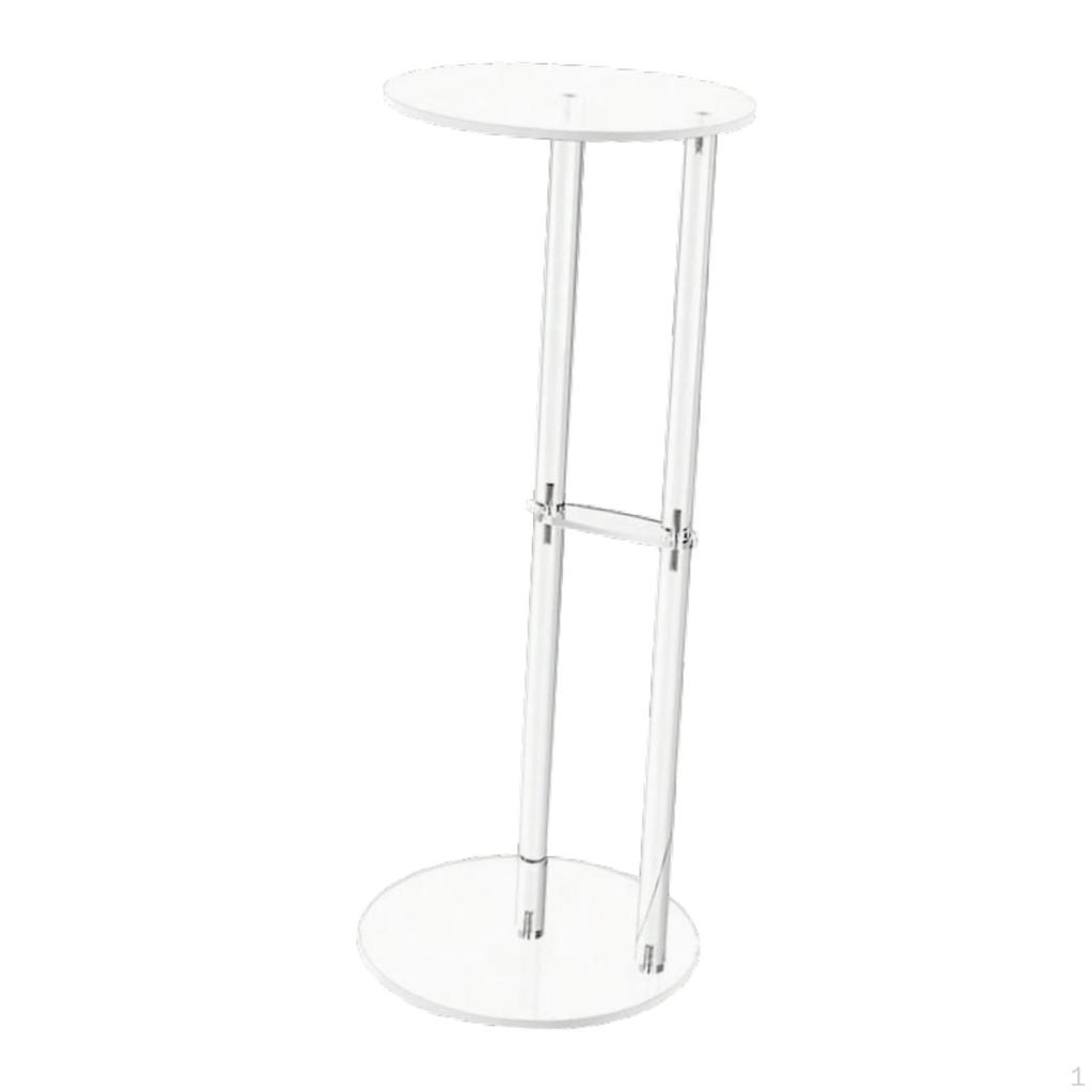 Acrylic Round Side Table for Living Room And Bedroom