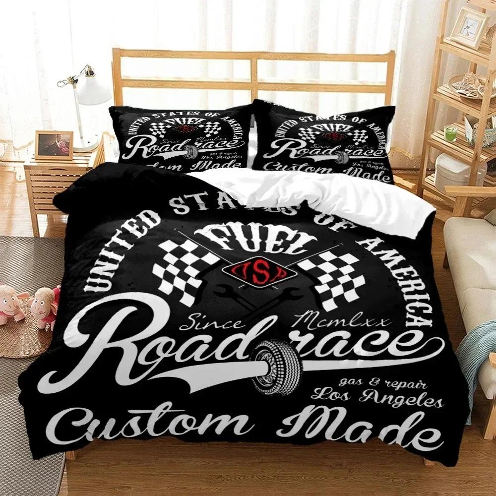 Mysterious Black Skeleton Digital Print Polyester Bedding Sets Child Kids Covers Boys Bed Linen Setfor Teens Bed Sheet Set
