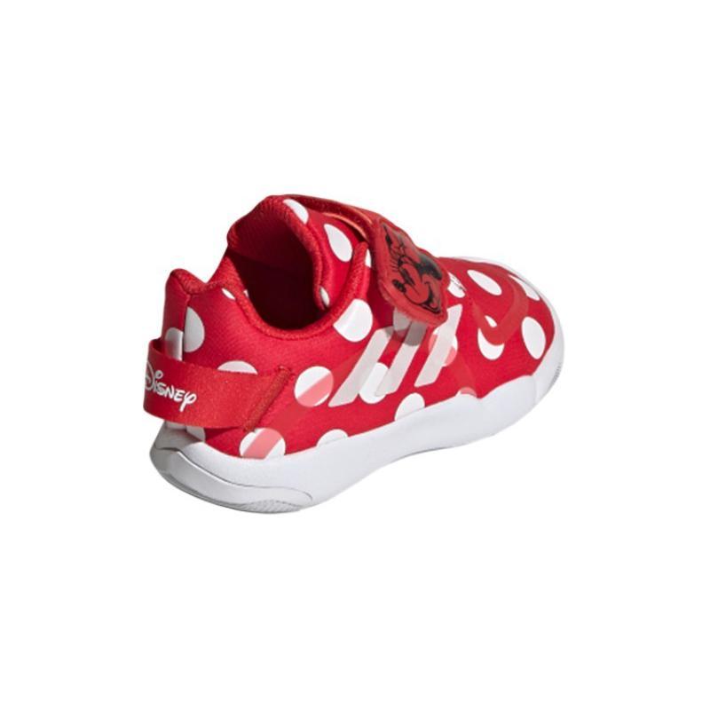 Детская обувь Disney x Adidas Activeplay Minnie I, дышащая, низкая, для малышей, красно-белая, для младенцев и малышей FZ1118