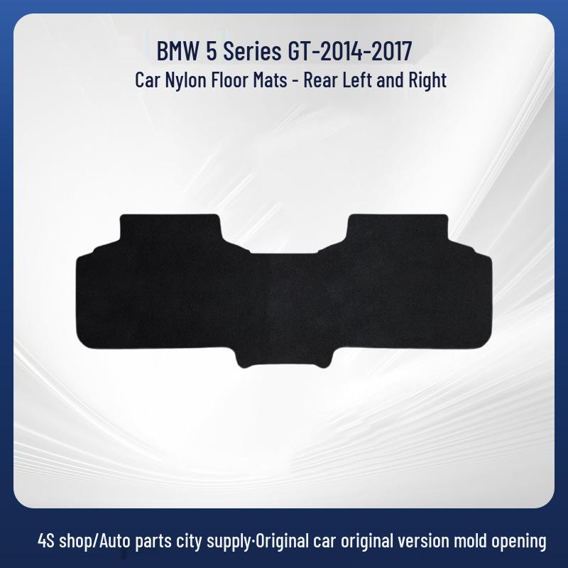 Индивидуальные нейлоновые коврики в салон и багажник для BMW 5 серии GT (2014-2017)