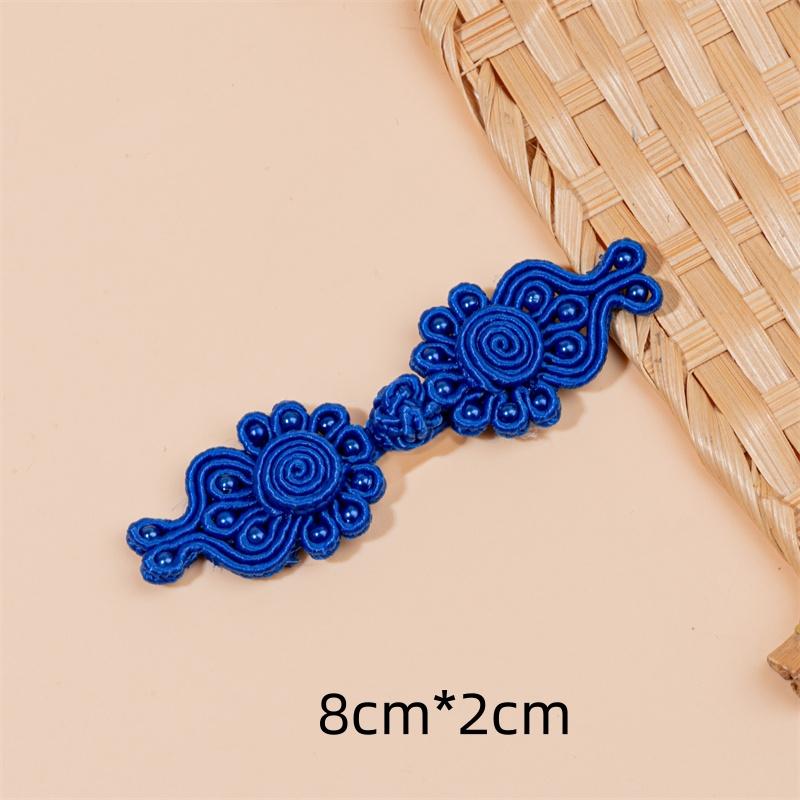 10pcs Chinese Hand-woven Cheongsam Clothing Disc Button Hanfu Clothing Decorative Fancy Buttons Accessories
