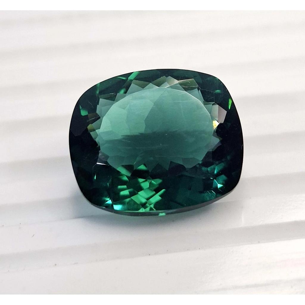 Stunning Green Tourmaline Natural Cushion Cut 21-23 Ct Certified Loose Gemstone