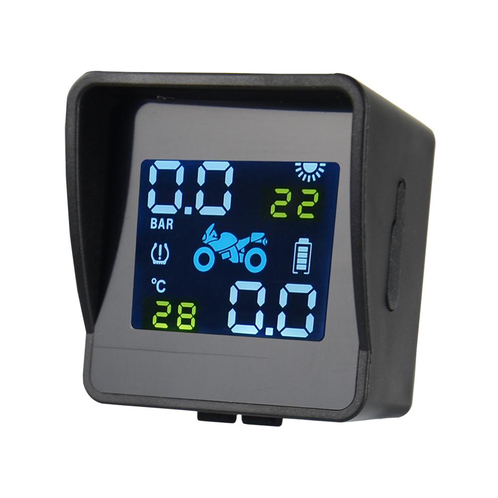 2025 Новый USB Солнечная Зарядка Мотоцикл TPMS Мотор Давление в Шинах Температура Шины Система Предупреждения с 2 Внешними