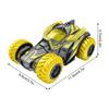 NOS Cool Rotating Head Inertial Roll Stunt Car  Double-Sided Dump Truck Off-Road Toy