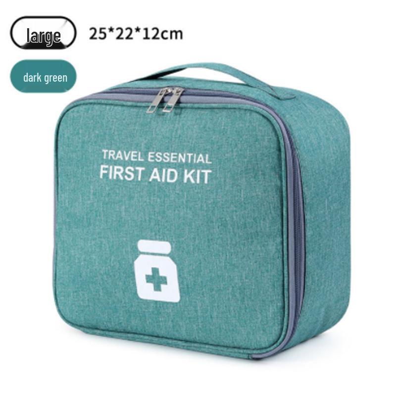 Portable Travel First Aid Kit: Complete Home Emergency & Disinfection Essentials (No Medicine Included)
