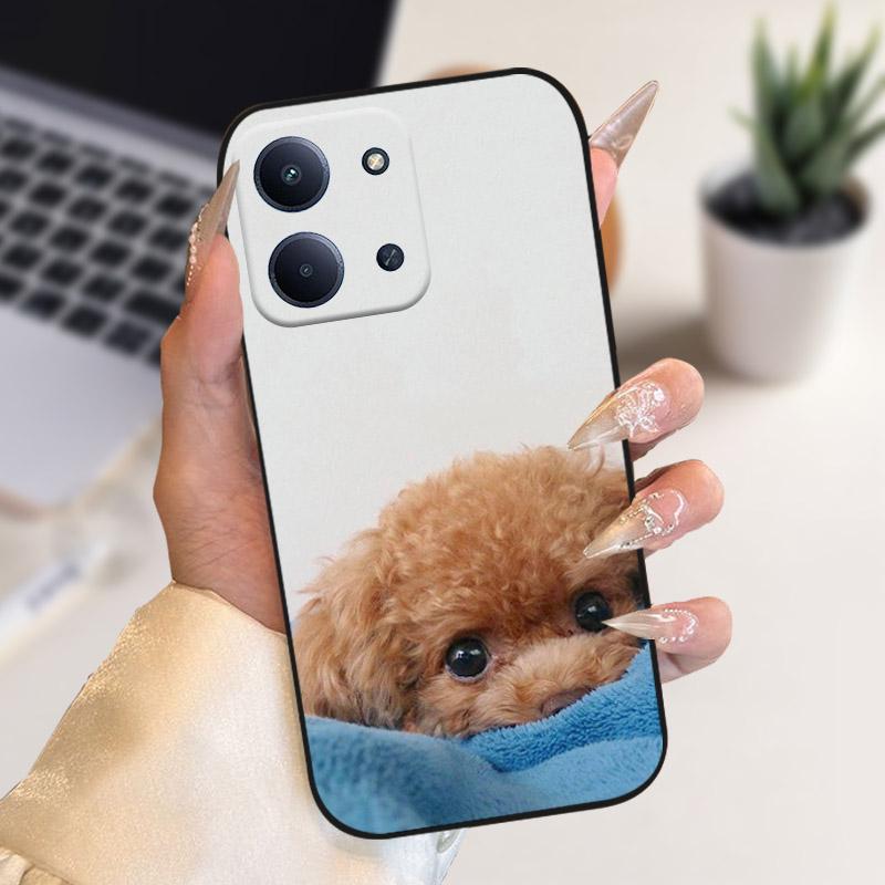 Для Xiaomi Poco C85 4G Чехол Стильный Ударопрочный Мягкий Силикон ТПУ Чехлы Для Телефона Для Poco C 85 POCOC85 171мм Чехол Fundas Coque