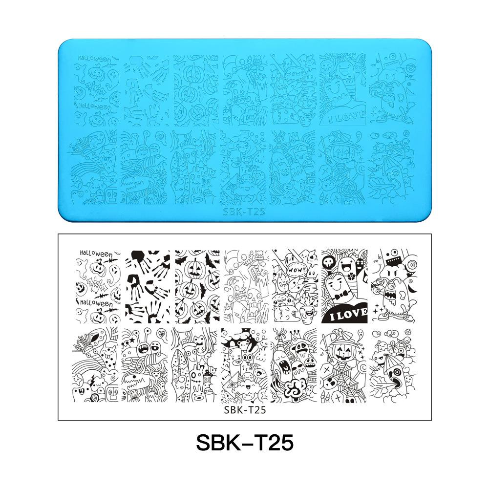 1 PC Nail Art Templates Stamping Plate Design Flower Butterfly Glass Temperature Lace Stamp Templates Plates Image Decor