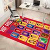 The Wiggles Printed Absorbent Washable Carpet, Non-Slip Bathroom Mats, Kitchen Rugs, Yoga Mat,Living Room Entrance, Camping Picnic Rugs
