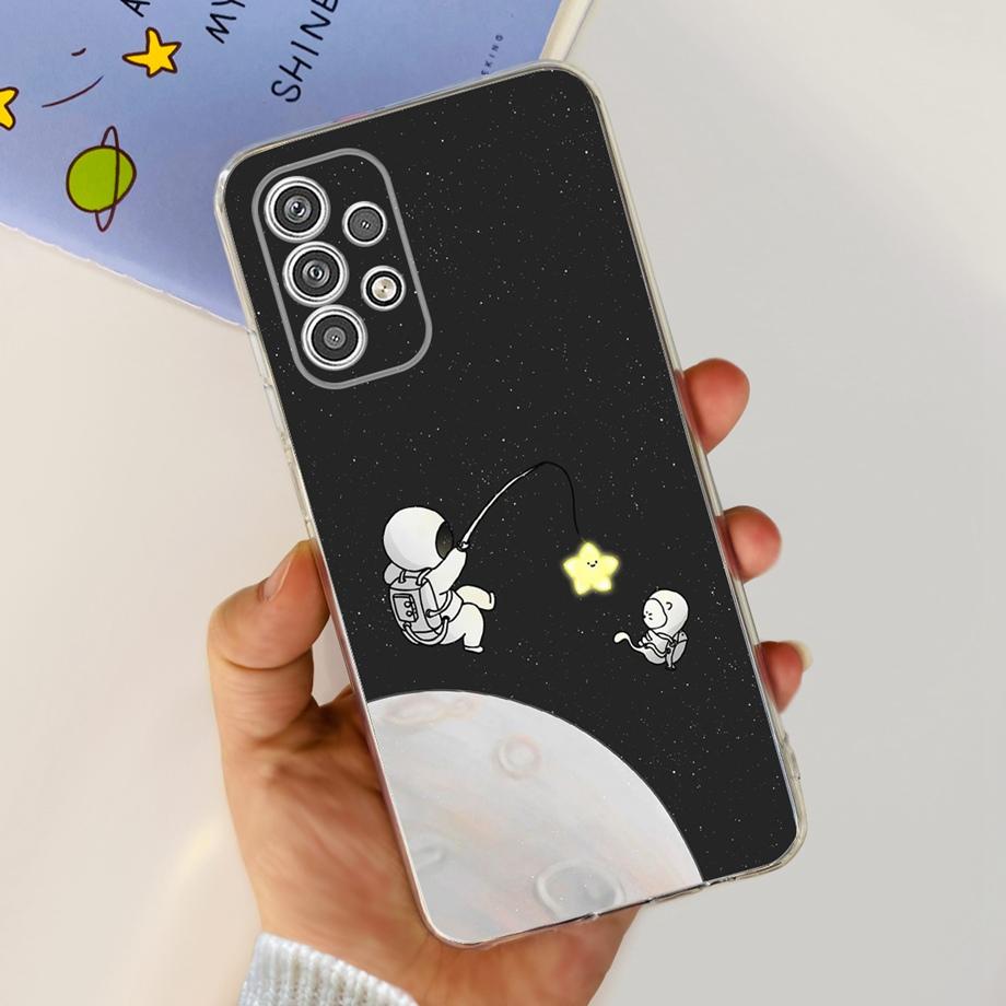 For Samsung Galaxy A23 5G case Halloween Skeletons Phone Cover Soft TPU Lovely Cartoon Jelly Funda Para Samsung A23 4G A 23 4G