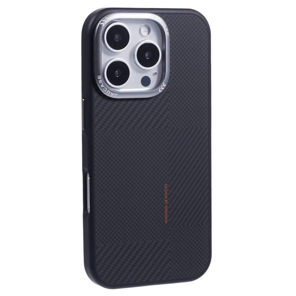 JAUCASE Чехол для iPhone 16 Pro, ПК+ТПУ, Текстурированный чехол для телефона, Совместим с MagSafe