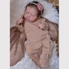 Alive 19 Inch Full Silicone Body Reborn Doll Asleep Loulou 3D Painted Real Looking Newborn Babies Doll Toy Girl Boy Children Holiday Present