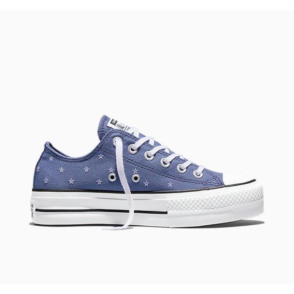 Converse Chuck Taylor All Star Lift Embroidered Stars Indigo Storm A16114c