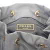 PRADA  1BH038 2WAY bag gray Nylon/leather Women