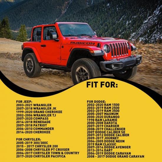 4X Разъем-адаптер жгута проводов динамика двери автомобиля Для Journey Dodge Jeep Замена