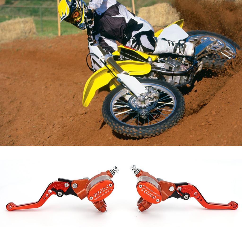 Пара рычагов сцепления тормоза универсальный главный цилиндр мотоцикла резервуар гидравлический насос ручной тормоз