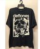 Deftones Группа Череп 90-е Deftones Черная Хлопковая Унисекс Футболка Винтаж S-5XL WA2432