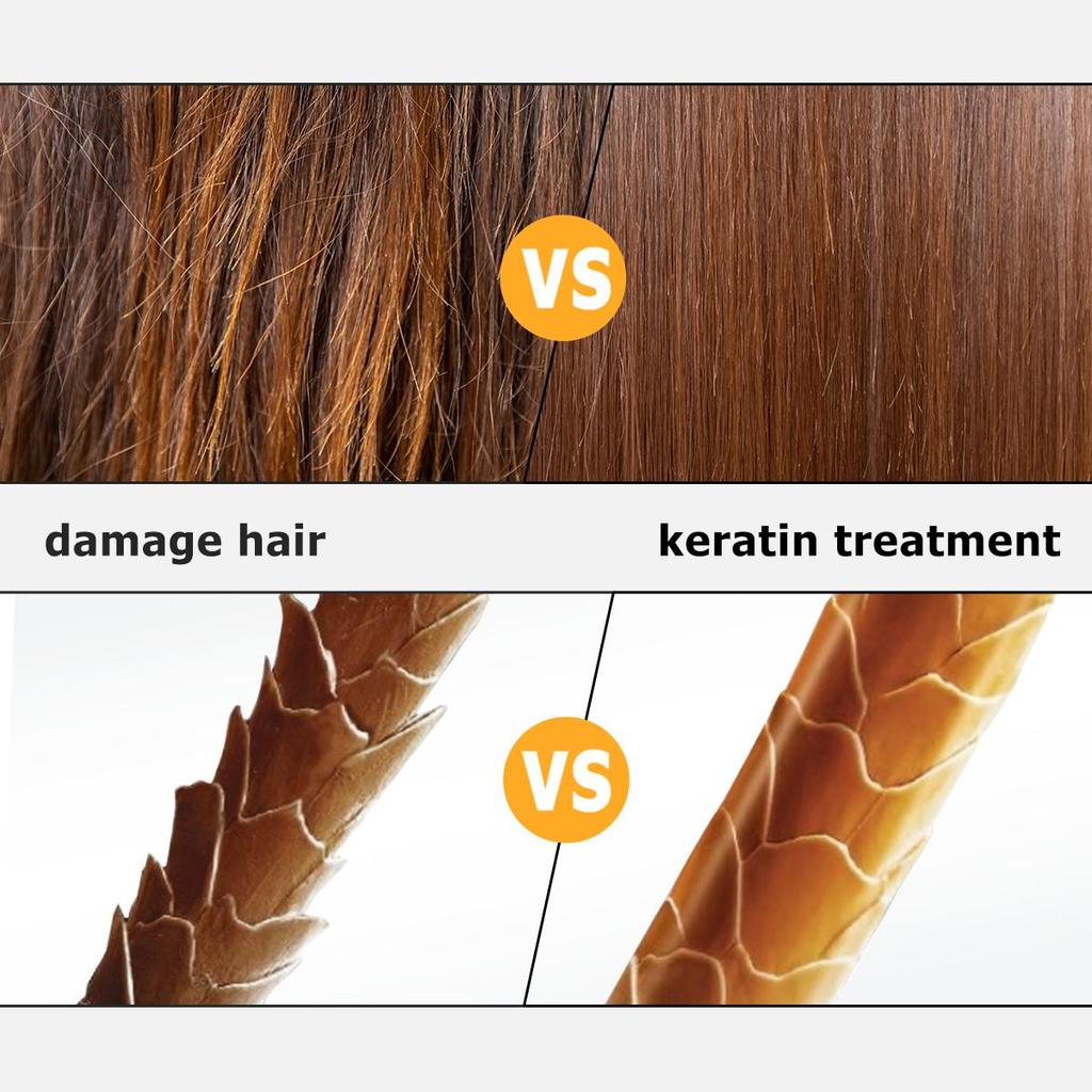 PURC 1000ml Keratin Hair Treatment Straightening Smoothing For Curly Frizzy Hair Repair Damaged Hair Care Products