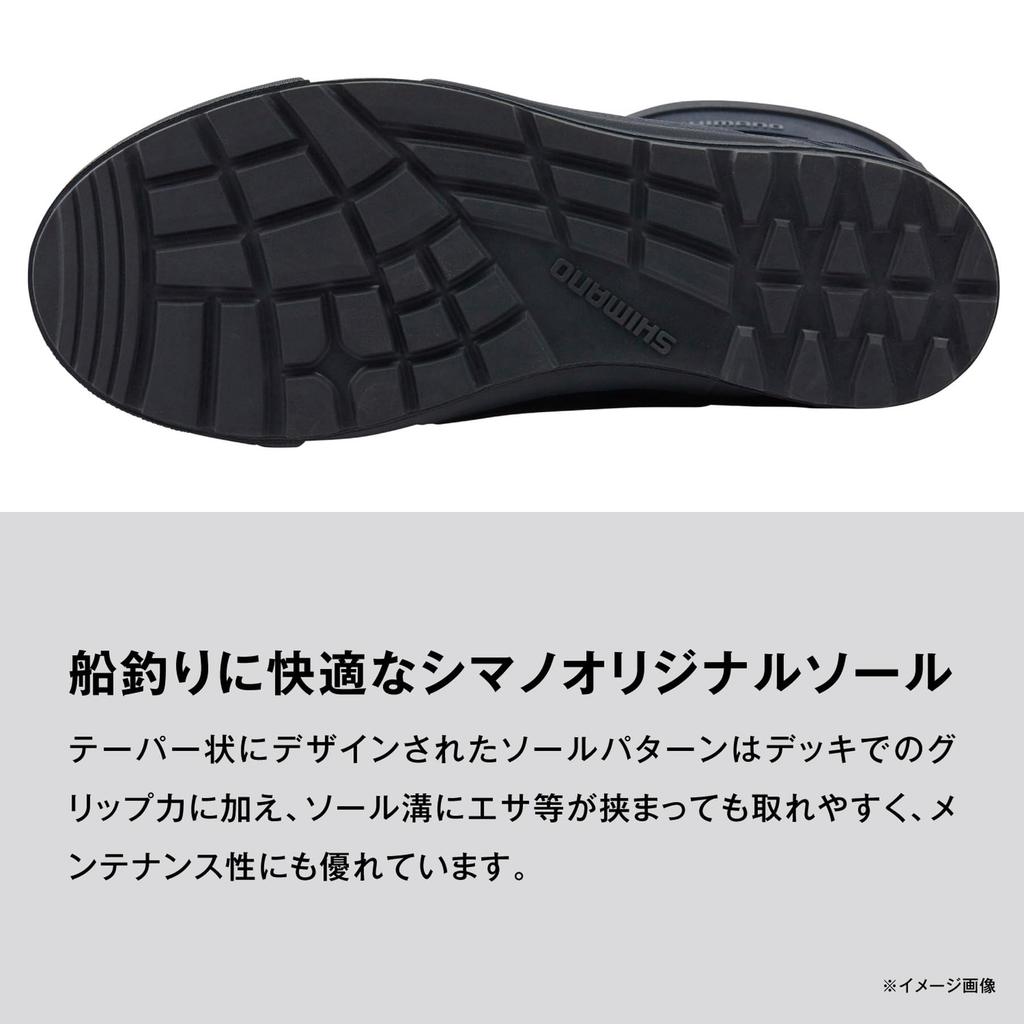 Shimano Short Deck Boots Charcoal M FB-341X