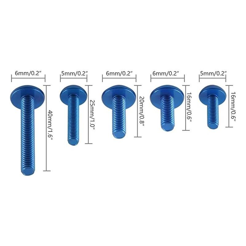 Набор из 190 винтов Комплект винтов для обтекателя мотоцикла Аксессуары Винт для Ducati 899 Zzr1400 KAWASAKI ZX14R ZZR400 ZX7R ZX9R ZX12R