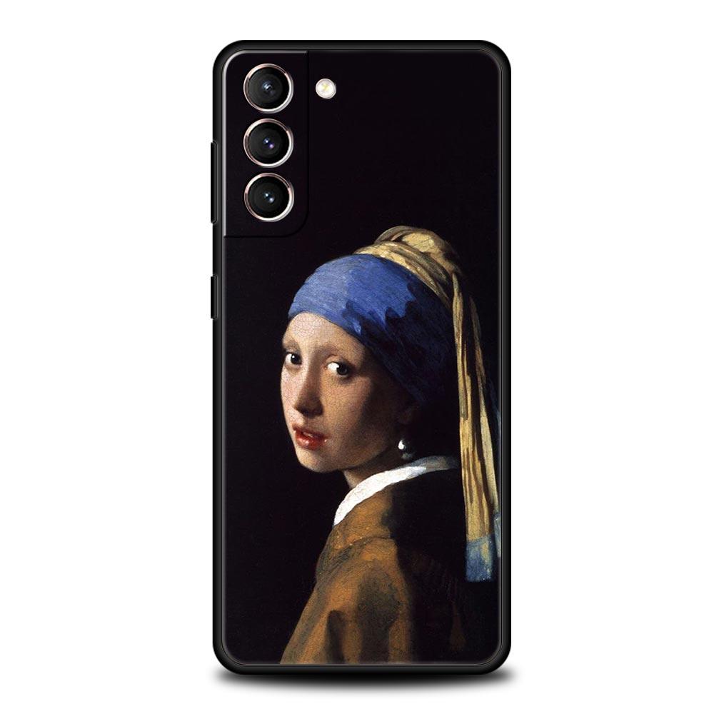 Мягкий чехол для телефона с рисунком в стиле ренессанс для Samsung Galaxy S24 S23 S22 S20 Ultra S21 FE 5G S10 S9 Plus S10E S8 20 TPU Cover