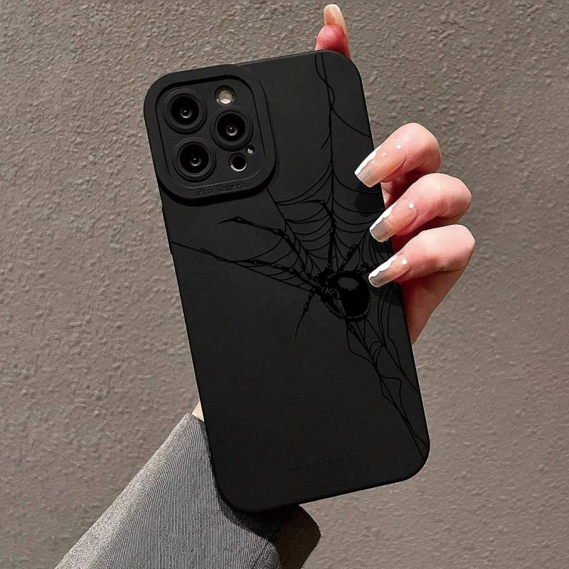 Чехол для телефона с рисунком английского паука для iPhone 16 15 14 13 12 11 x XR Xs SE2 SE 8 7 plus pro Max mini силиконовая задняя крышка