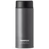 TEMPEAK ATPBS-350GY Stainless Steel Water Bottle, 350ml, Ultra-Insulated Screw-Type Mug, Vacuum Insulated, Easy To Clean, Lightweight, Slim, Com