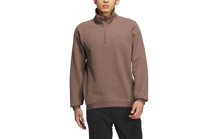Men's Adidas Jackets Men's Stratum Dark Earthy Brown Stand Collar Moderate Other