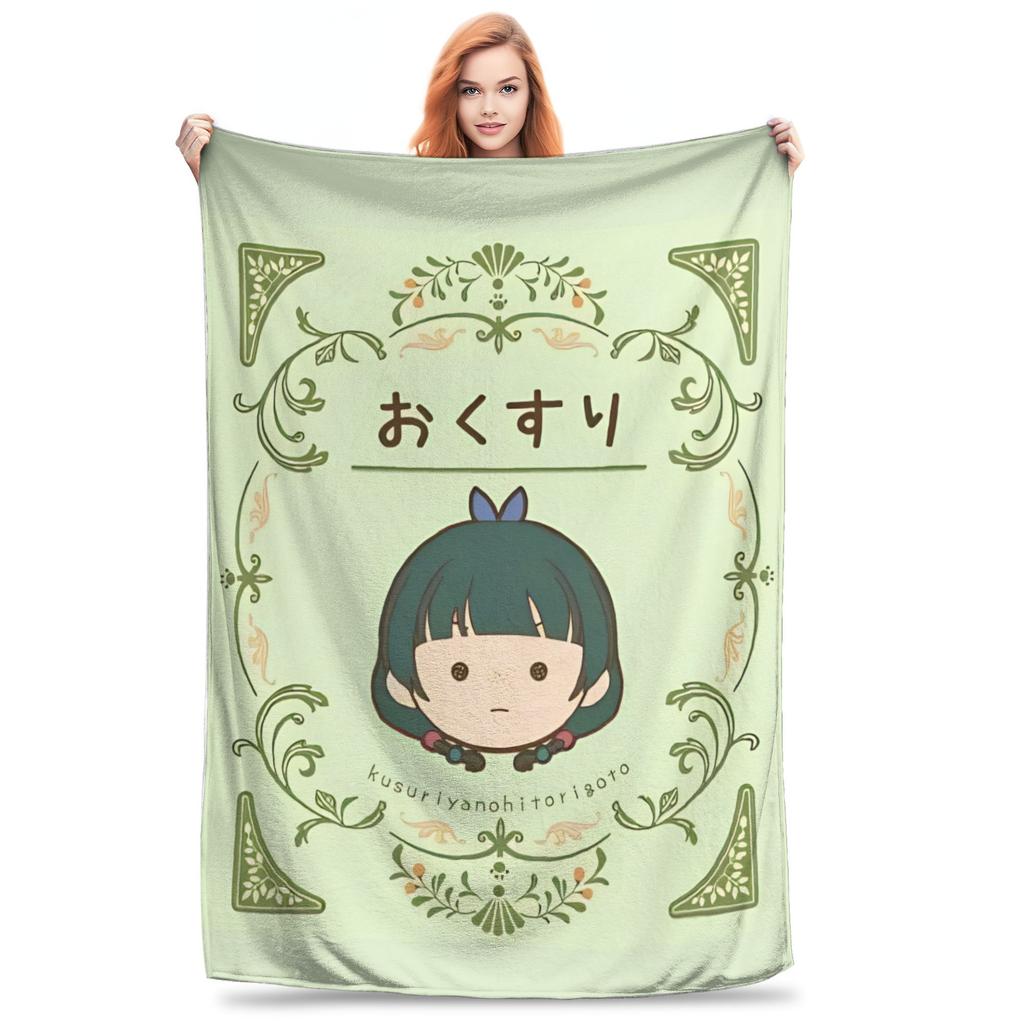 Аниме Флисовый Плед Kusuriya no Hitorigoto Дневники Аптекаря Одеяло для Кровати Спальни Ультрамягкое Одеяло для Спальни,