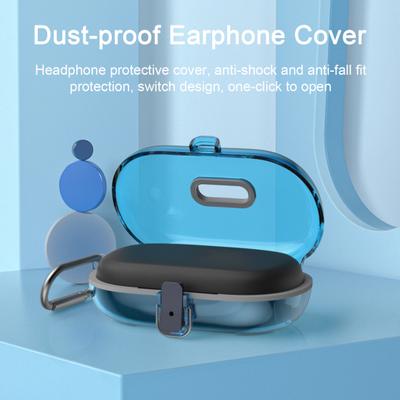 Bluetooth-совместимый чехол для гарнитуры с точными отверстиями для зарядки. Пылезащитный водонепроницаемый защитный чехол для открытых наушников TOZ0.