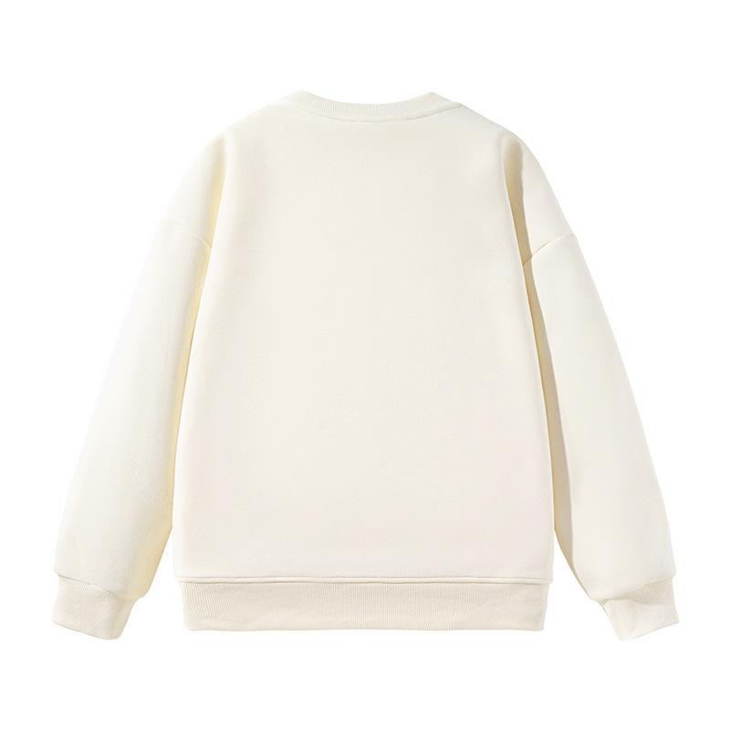 Осенняя новая тяжелая майка с круглым вырезом для мужчин, осенне-зимняя модная брендовая мужская свободная повседневная одежда с длинными рукавами, трендовая