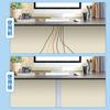Крышка для проводки SENUN, скрытые провода, крышка для кабеля торгового центра, крышка для напольного торгового центра, скрытый белый чехол для хранения кабелей, чехол для хранения кабелей