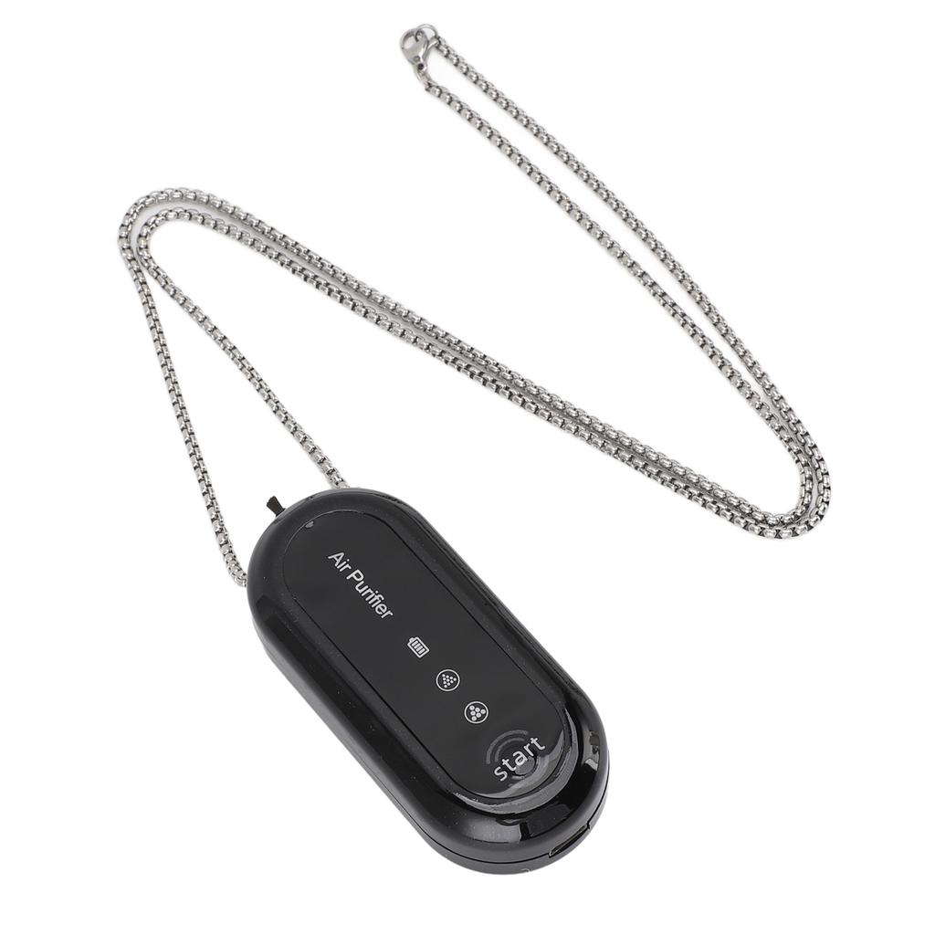 Перезаряжаемый персональный очиститель воздуха-ожерелье, носимый портативный очиститель воздуха с отрицательными ионами для путешествий на открытом воздухе
