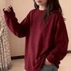 Мужская и женская многоцветная футболка с длинным рукавом, 400 г/м², из чистого хлопка, с рифлеными манжетами и круглым вырезом.