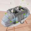 Double Cat Travel Bag Large Capacity Expandable Cat Bags Breathable Outdoor Portable Crossbody Handheld Pet Bag