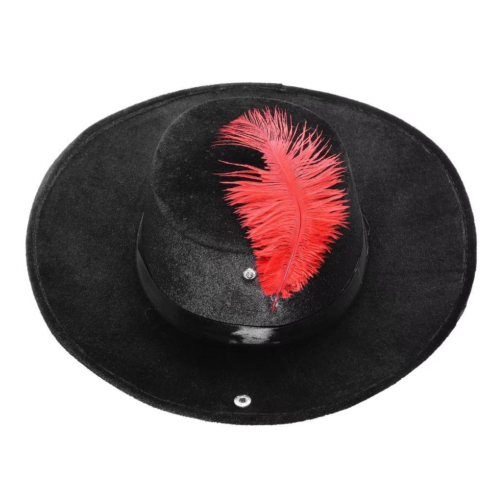 Wide Brim Gentleman Fedoras Hats Feather Decor 1920s Jazz Hat Vintage Fedoras Hats Halloween