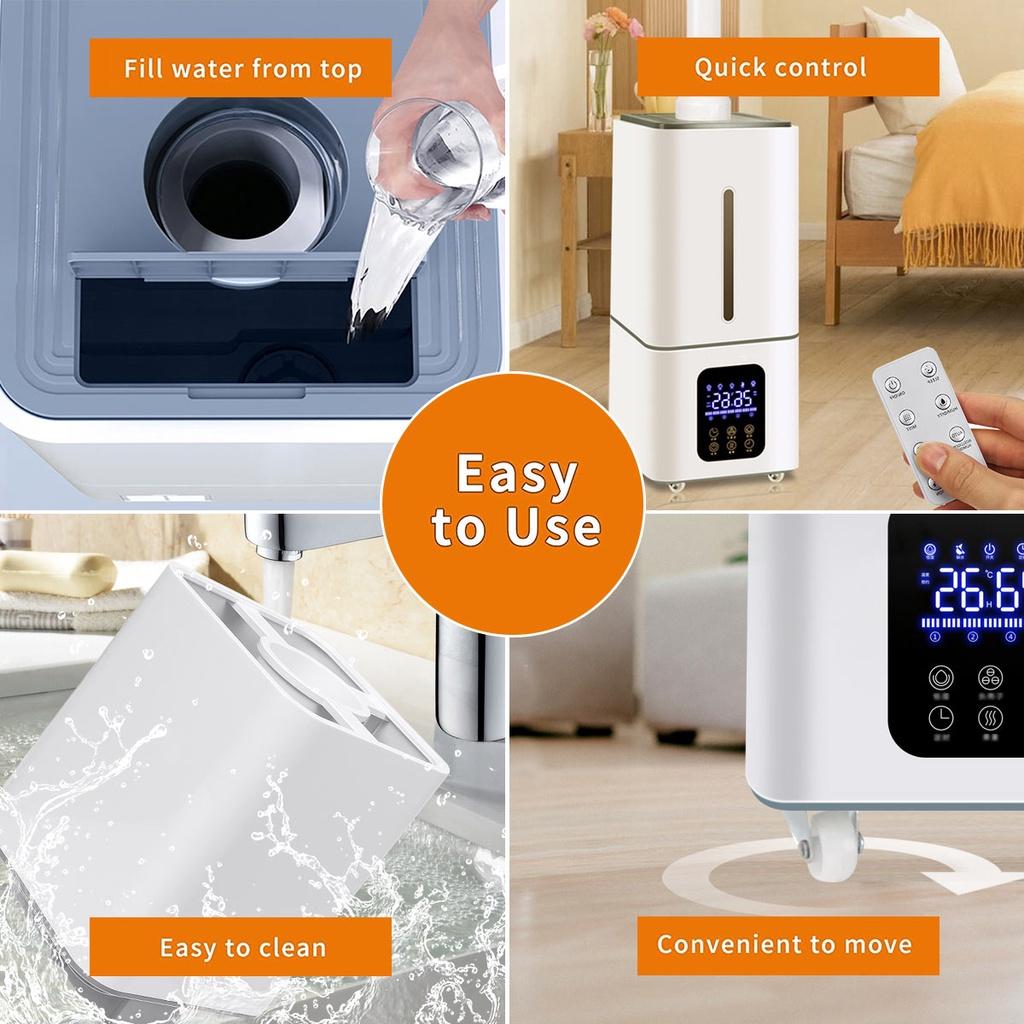 110-220 В Промышленный увлажнитель воздуха Большой Коммерческий Стиль для всего дома Дом Промышленность Офис Увлажнитель воздуха Белый 15 л