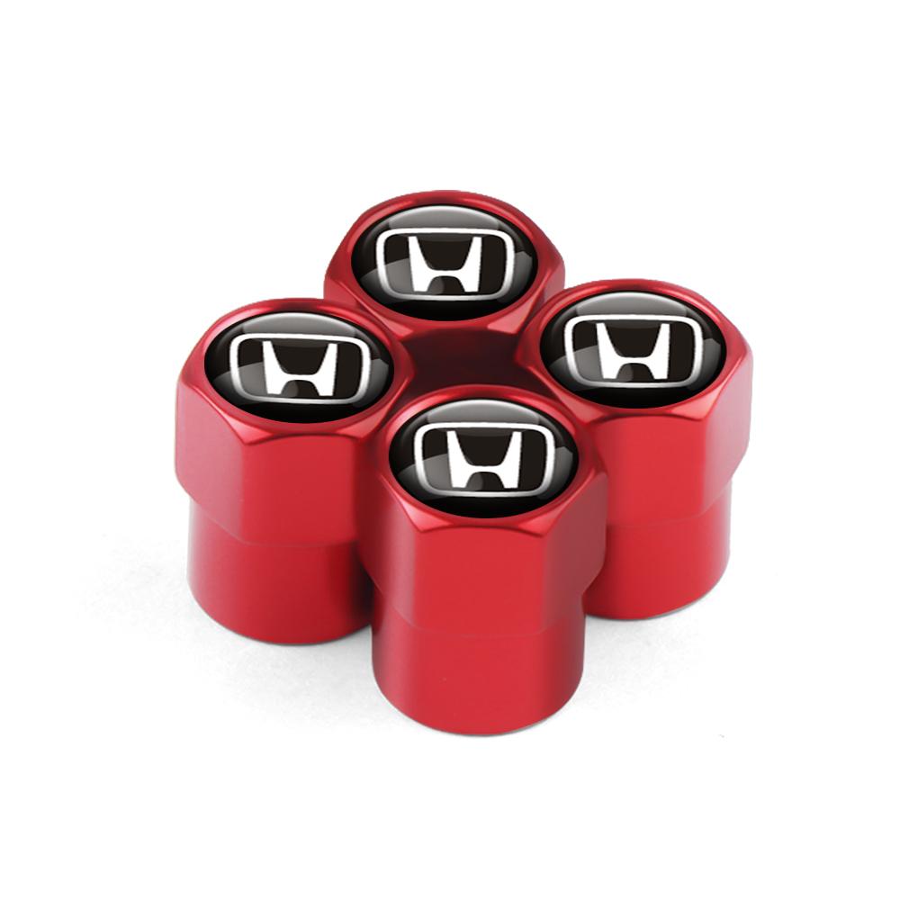 Car Keychain Key Ring Auto Tire Wheel Valve Caps Accessories for Honda Civic 10th 11th Gen Hrv Jazz City Fit Accord 7 Crv Mugen wsdm59