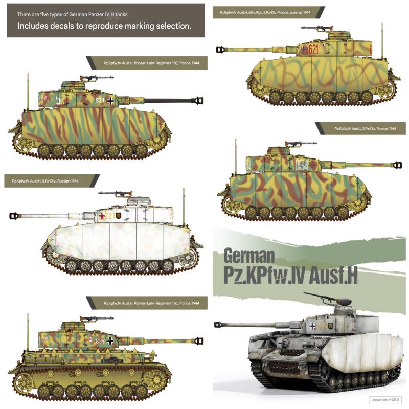 German Pz.Kpfw.IV Ausf.H Figure 1:72