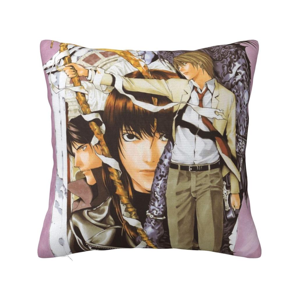 Girl And Dead Pillow Case Anime Death Note Japan Manga Cushion Covers Funny Decor Pillowcover for Living Room